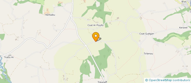 localisation de l'entreprise MONSIEUR XAVIER LEROUX  PLOUNEVEZ-MOEDEC