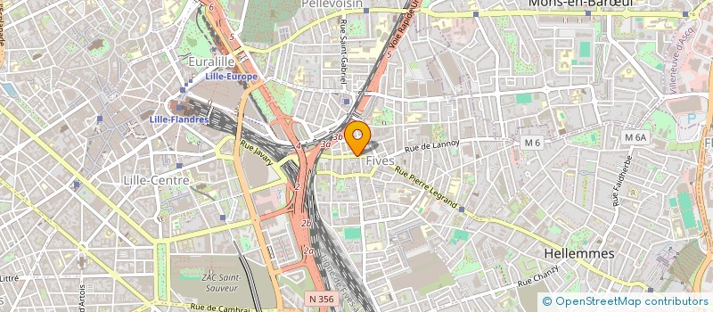 localisation de l'entreprise MONSIEUR XAVIER LESIEU à LILLE