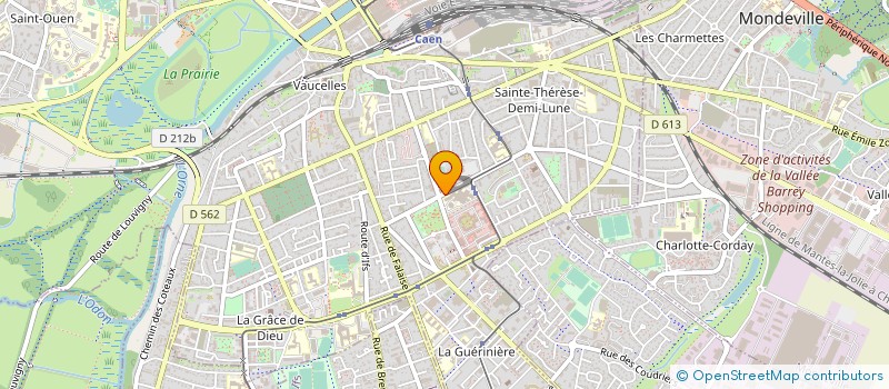 localisation de l'entreprise MONSIEUR XAVIER LEVALTIER à CAEN