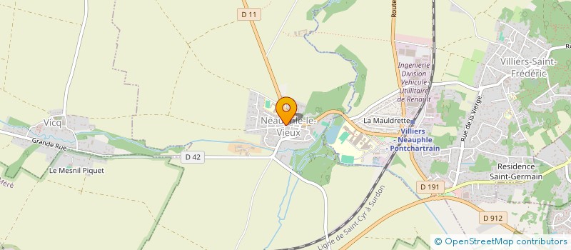 localisation de l'entreprise MONSIEUR XAVIER LHOMME  NEAUPHLE-LE-VIEUX