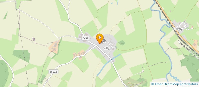 localisation de l'entreprise MONSIEUR XAVIER LIMOUSIN  SIGNY-MONTLIBERT