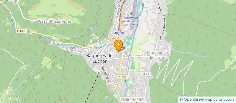 localisation de l'entreprise MONSIEUR XAVIER,LIONEL DAURE à BAGNERES-DE-LUCHON
