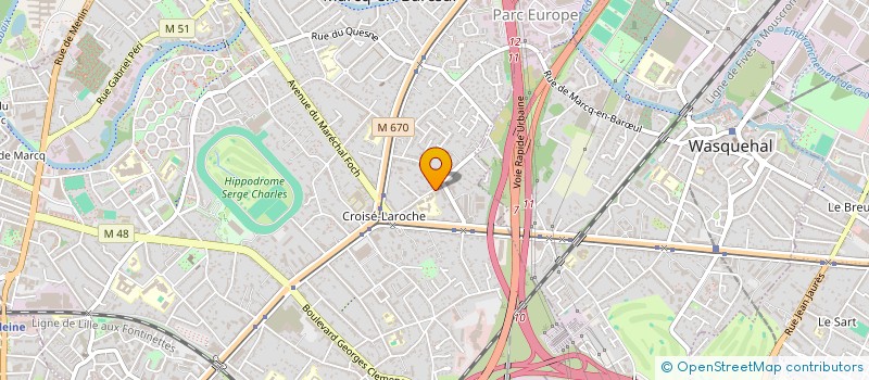 localisation de l'entreprise MONSIEUR XAVIER LIPKA à MARCQ-EN-BARŒUL