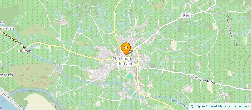 localisation de l'entreprise MONSIEUR XAVIER LOGETTE  CHATEAUNEUF-DU-PAPE