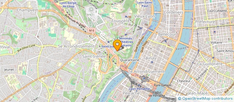 localisation de l'entreprise MONSIEUR XAVIER LORRIAUX  LYON