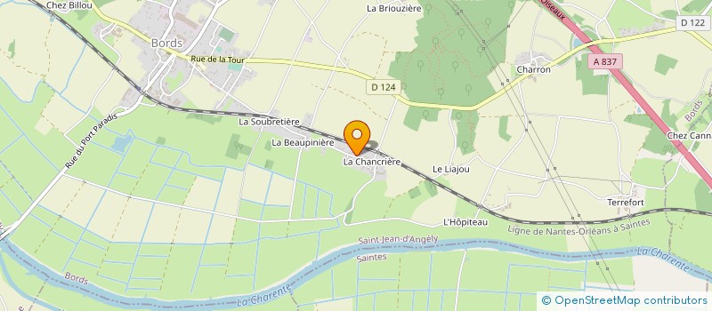 localisation de l'entreprise MONSIEUR XAVIER LOUETTE  BORDS