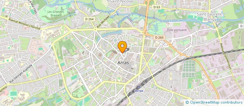 localisation de l'entreprise MONSIEUR XAVIER LUCAS à ARRAS
