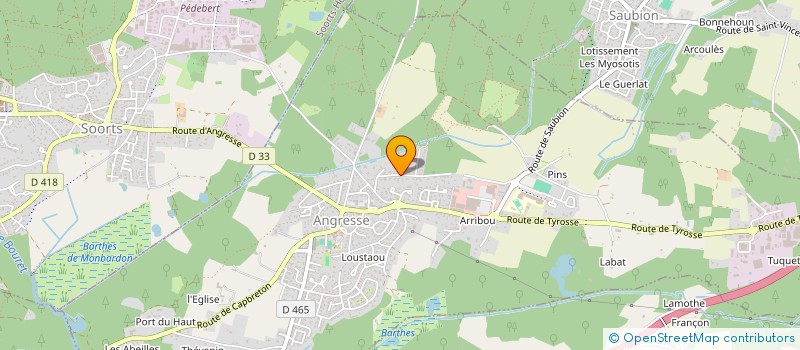 localisation de l'entreprise MONSIEUR XAVIER LUCAS  ANGRESSE