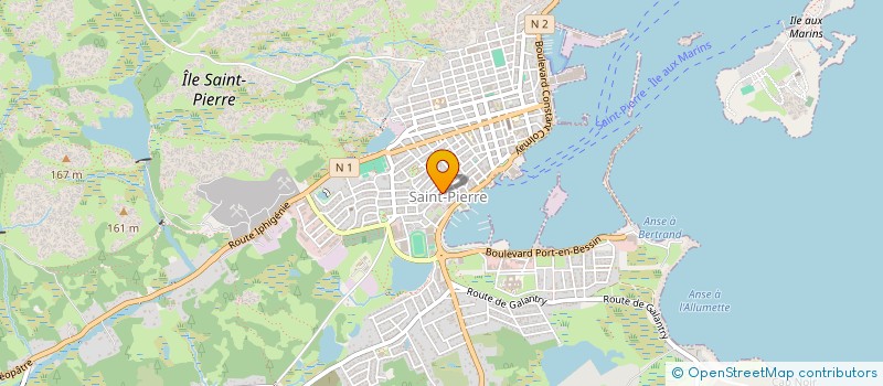 localisation de l'entreprise MONSIEUR XAVIER LUCAS  SAINT-PIERRE