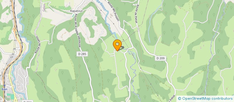 localisation de l'entreprise MONSIEUR XAVIER LUMPERT  GELOS