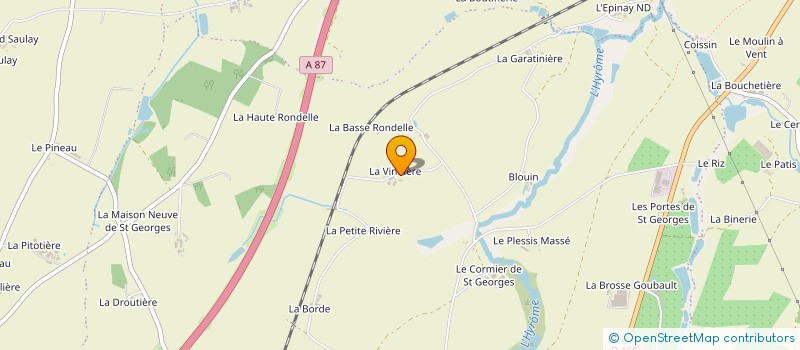 localisation de l'entreprise MONSIEUR XAVIER LUSSON  CHEMILLE-EN-ANJOU