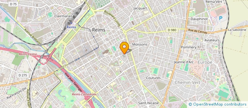 localisation de l'entreprise MONSIEUR XAVIER MACHUEL  REIMS