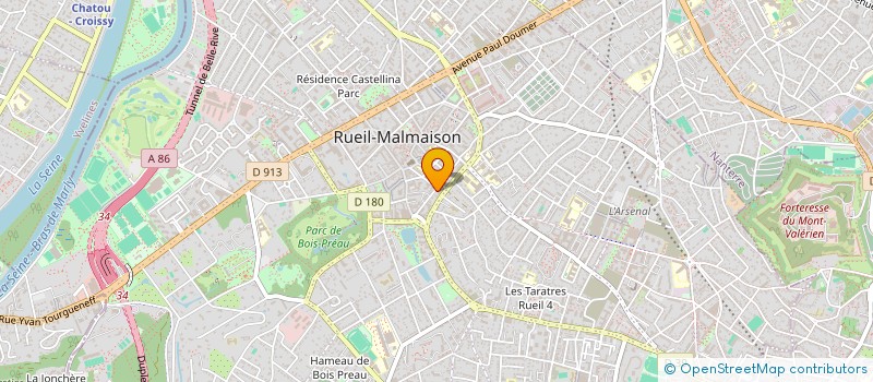 localisation de l'entreprise MONSIEUR XAVIER MAIA à RUEIL MALMAISON