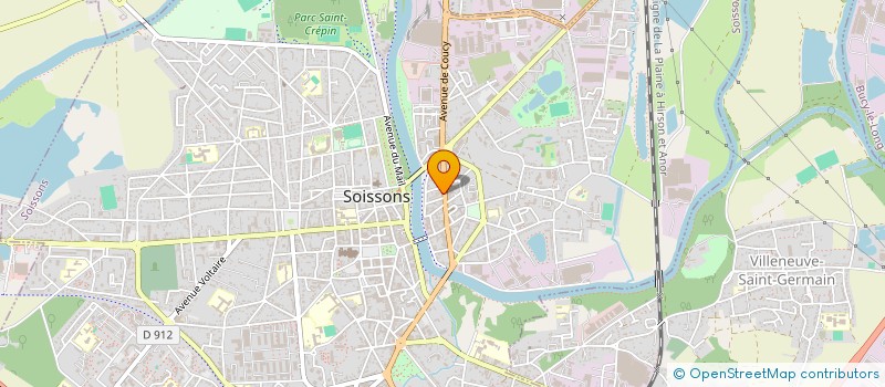 localisation de l'entreprise MONSIEUR XAVIER MAILLART à SOISSONS