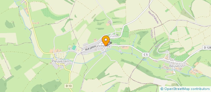 localisation de l'entreprise MONSIEUR XAVIER MAIRE  VICHEREY