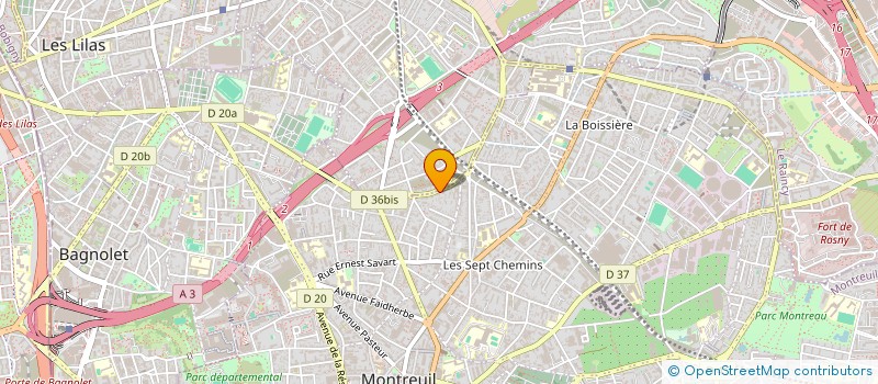 localisation de l'entreprise MONSIEUR XAVIER MAJEWSKI à MONTREUIL