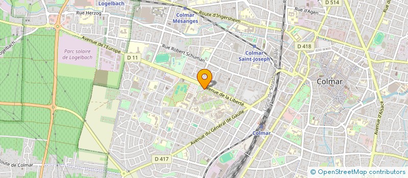 localisation de l'entreprise MONSIEUR XAVIER MALEZIEUX  COLMAR