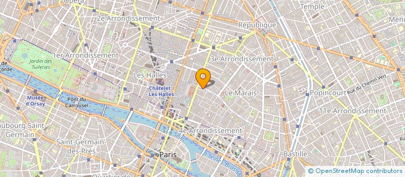 localisation de l'entreprise MONSIEUR XAVIER MALVERTI  PARIS