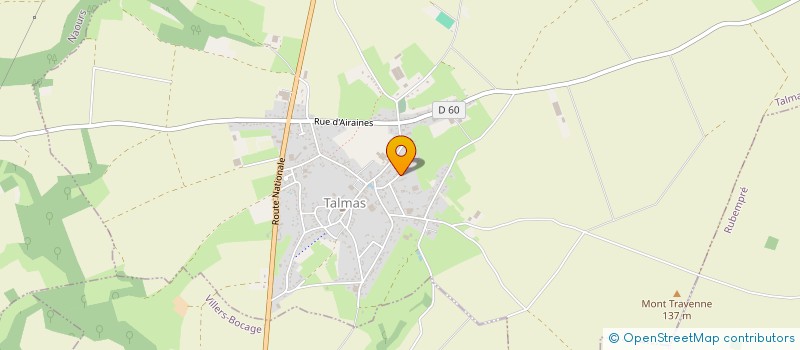 localisation de l'entreprise MONSIEUR XAVIER MANGOT à TALMAS