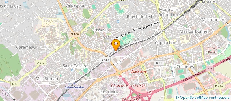 localisation de l'entreprise MONSIEUR XAVIER MARCELLIN  NIMES