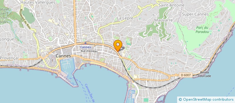 localisation de l'entreprise MONSIEUR XAVIER MARCHAND  CANNES