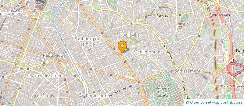 localisation de l'entreprise MONSIEUR XAVIER MARCHAND  PARIS