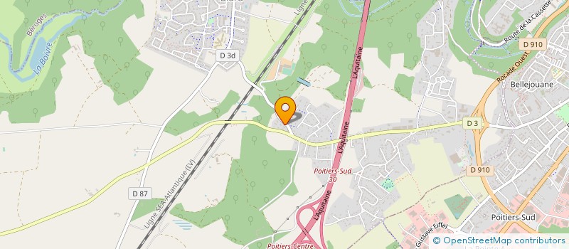 localisation de l'entreprise MONSIEUR XAVIER MARCHAND  VOUNEUIL-SOUS-BIARD