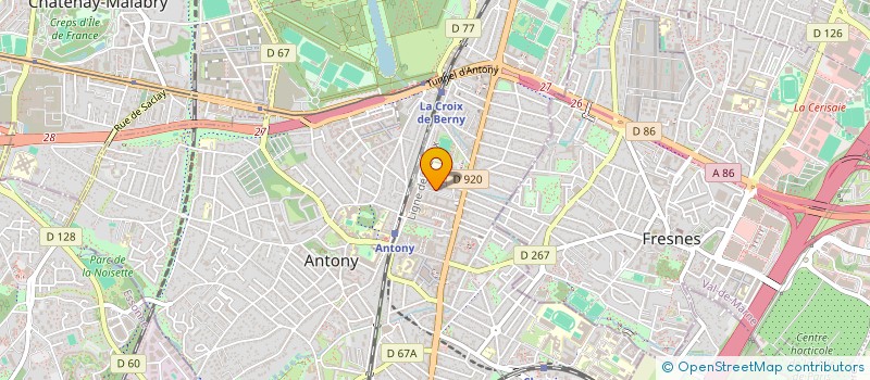 localisation de l'entreprise MONSIEUR XAVIER MARCHAT à ANTONY