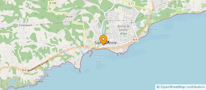 localisation de l'entreprise MONSIEUR XAVIER MARCHAUX  SAINTE ANNE