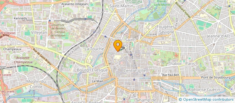 localisation de l'entreprise MONSIEUR XAVIER MARIE  RENNES