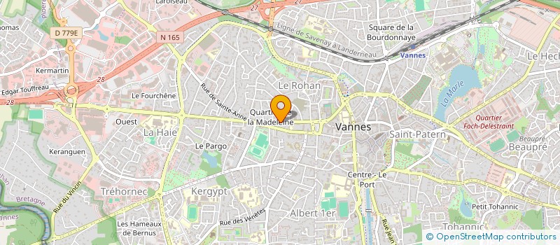 localisation de l'entreprise MONSIEUR XAVIER-MARIE GUIOLET à VANNES