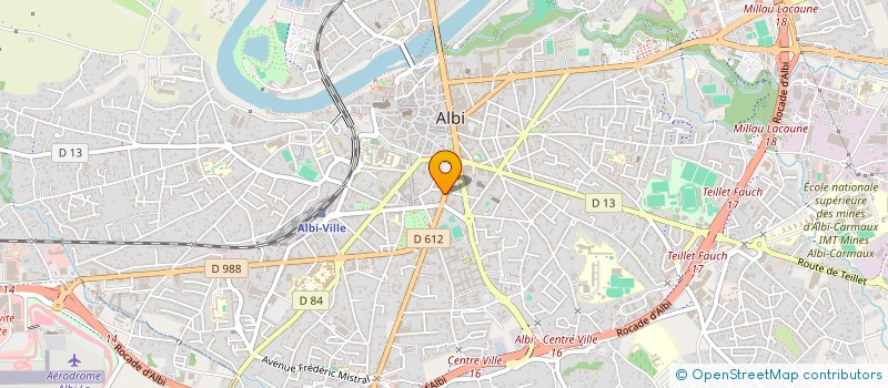 localisation de l'entreprise MONSIEUR XAVIER-MARIE ROCHES  ALBI