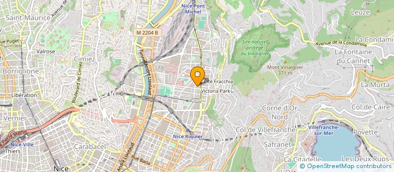 localisation de l'entreprise MONSIEUR XAVIER MAROVELLI à NICE