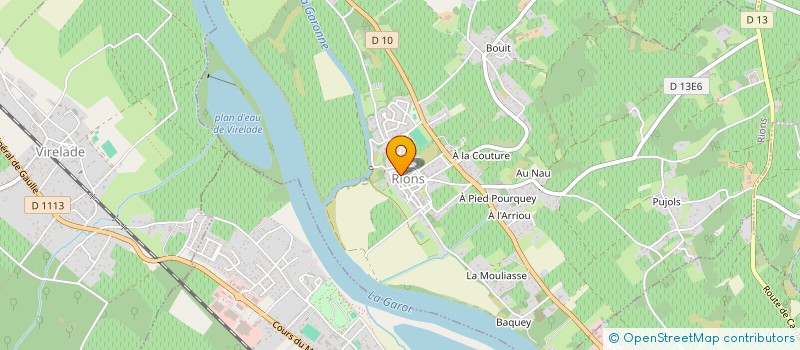 localisation de l'entreprise MONSIEUR XAVIER MARQUET  RIONS