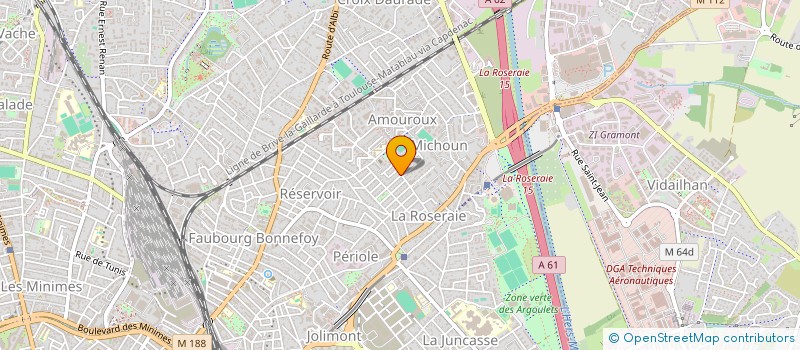 localisation de l'entreprise MONSIEUR XAVIER MARTIN à TOULOUSE
