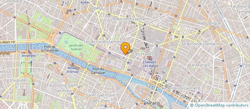 localisation de l'entreprise MONSIEUR XAVIER MARTIN à PARIS