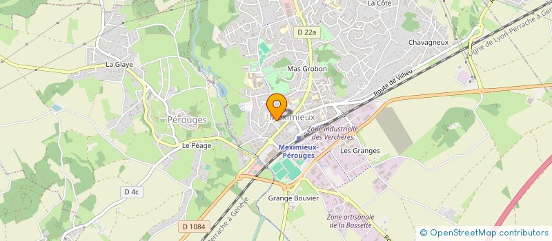 localisation de l'entreprise MONSIEUR XAVIER MARTIN à MEXIMIEUX