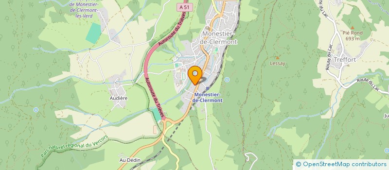 localisation de l'entreprise MONSIEUR XAVIER MARTIN  MONESTIER-DE-CLERMONT