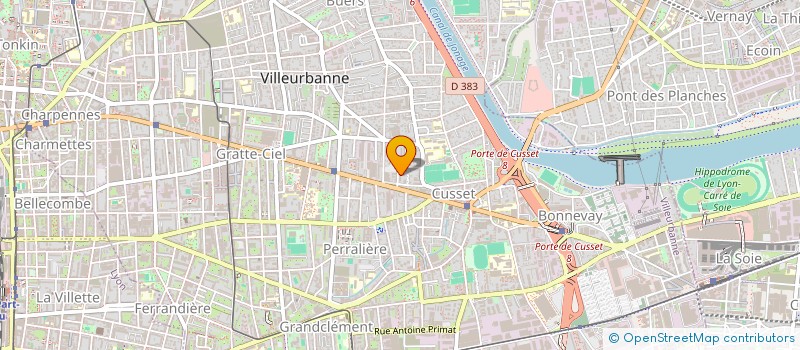 localisation de l'entreprise MONSIEUR XAVIER MARTIN  VILLEURBANNE