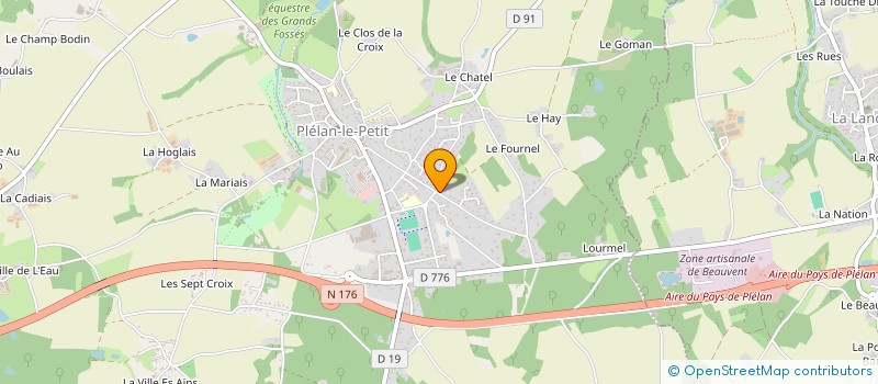 localisation de l'entreprise MONSIEUR XAVIER MARTIN à PLELAN-LE-PETIT
