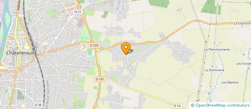 localisation de l'entreprise MONSIEUR XAVIER MARTIN à CHATELLERAULT