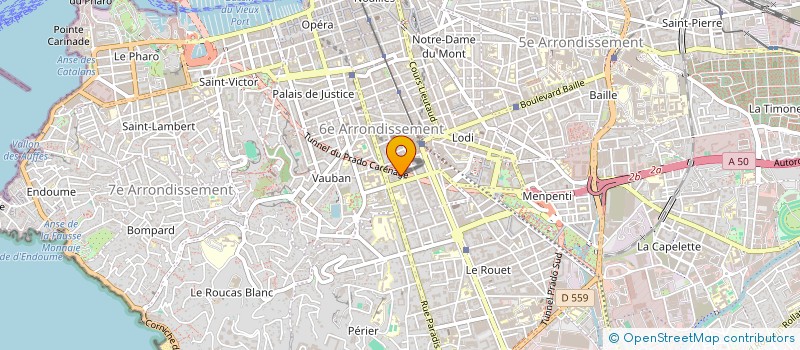 localisation de l'entreprise MONSIEUR XAVIER MARTIN à MARSEILLE