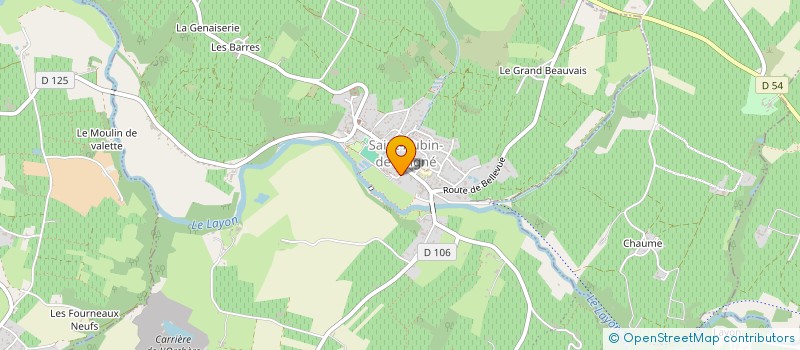 localisation de l'entreprise MONSIEUR XAVIER MARTIN à VAL-DU-LAYON