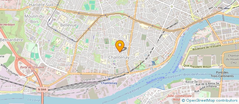 localisation de l'entreprise MONSIEUR XAVIER MARTINEAU à NANTES