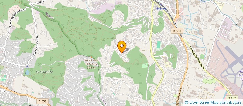 localisation de l'entreprise MONSIEUR XAVIER MARTINEZ à HYERES
