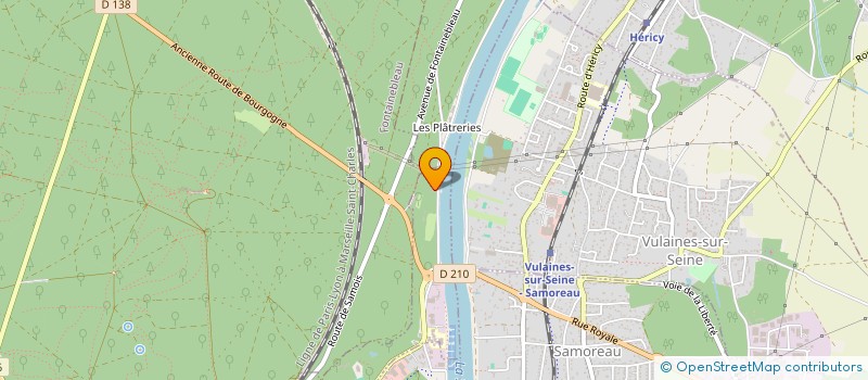 localisation de l'entreprise MONSIEUR XAVIER MARTINS  SAMOIS-SUR-SEINE