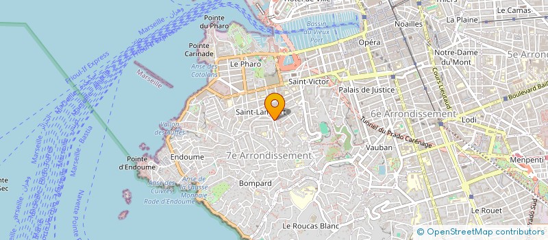 localisation de l'entreprise MONSIEUR XAVIER MAS à MARSEILLE
