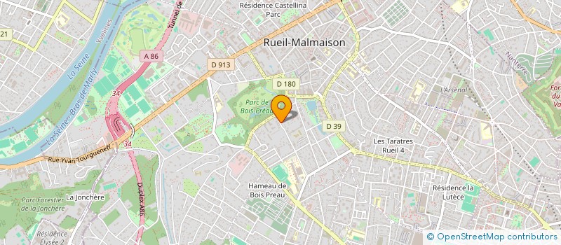 localisation de l'entreprise MONSIEUR XAVIER MASSICOT à RUEIL-MALMAISON