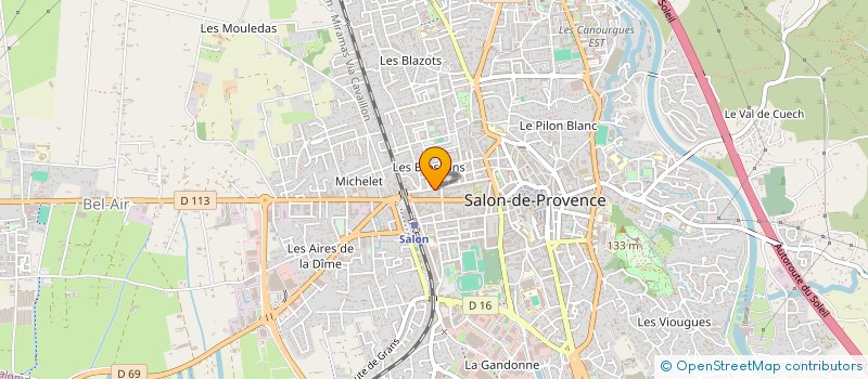 localisation de l'entreprise MONSIEUR XAVIER MASSON  SALON-DE-PROVENCE