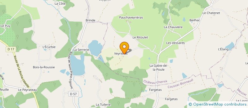 localisation de l'entreprise MONSIEUR XAVIER MATHURIN à CHATEAU-CHERVIX